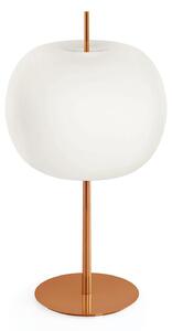 Stolní lampa kdln, Kushi, stmívatelné, Bílá, Obývací pokoj, Sklo, Design