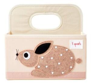 3 Sprouts úložný košík na přebalovací pult - Rabbit Beige