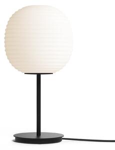Stolní lampa New Works, Lantern Small, stmívatelné, Bílá, Obývací pokoj, Sklo, Design