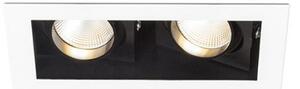 RED R12857 BONDY II zápustná bílá 230V LED 2x7W 24° 3000K - RED - DESIGN RENDL