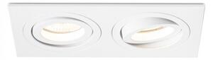 PASADENA GU10 SQ II zápustná bílá 230V GU10 2x50W - RED - DESIGN RENDL