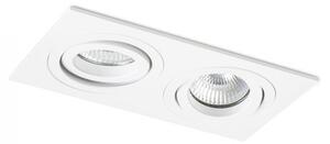 PASADENA GU10 SQ II zápustná bílá 230V GU10 2x50W - RED - DESIGN RENDL