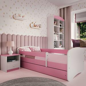 Dětská postel s úložným prostorem Sen 160X80 cm, růžová