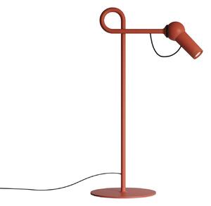 Stolní lampa kdln, Bird, stmívatelné, Červená, Obývací pokoj, Kov