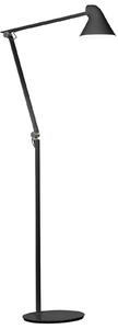Stojací Lampa Louis Poulsen, NJP, stmívatelné, Černá, Obývací pokoj, Kov, Design