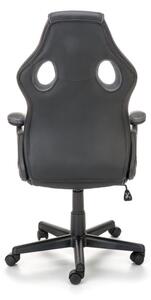 Kancelářská židle BERKEL, 62x108-117x63, černá/šedá