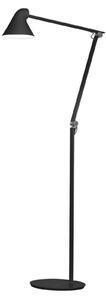 Stojací Lampa Louis Poulsen, NJP, stmívatelné, Černá, Obývací pokoj, Kov, Design
