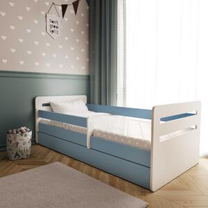 Dětská postel s úložným prostorem Tomáš 160x80 cm, modrá