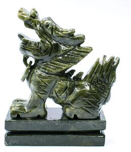 Čchi lin - nefritová soška - feng shui - střední CCH1