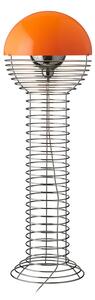 Stojací Lampa Verpan, Wire, Oranžová, Obývací pokoj, Kov, Design