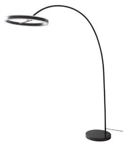 Stojací Lampa Lucande, Yekta, stmívatelné, Černá, Obývací pokoj, Kov, Design
