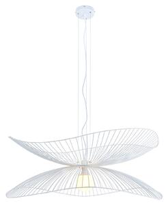 Závěsná svítidlo Forestier, Libellule L, stmívatelné, Bílá, Obývací pokoj, Kov, Design
