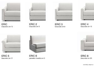 ERIC - rohová sedací souprava s rozkládací postelí