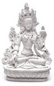 Bílá Tara - žensky Buddha - bílá soška Feng shui