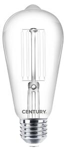 LED žárovka CENTURY Edison ST64 7W E27 2700K bílé vlákno