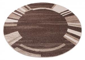 Luxusní kusový koberec JAVA kulatý JA0050-KR - průměr 130 cm