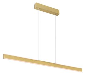 Závěsná svítidlo SLV, One Linear, stmívatelné, Zlatá / mosazná, Kuchyně, Kov, Moderní