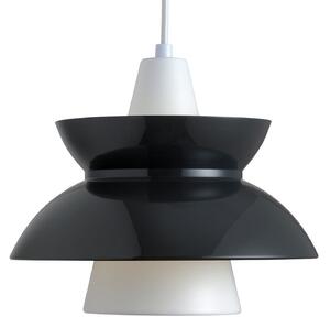 Závěsná svítidlo Louis Poulsen, Doo-Wop, stmívatelné, Černá, Obývací pokoj, Kov, Design