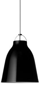 Závěsná svítidlo FRITZ HANSEN, Caravaggio P3, stmívatelné, Černá, Obývací pokoj, Kov, Design