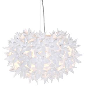 Závěsná svítidlo Kartell, Bloom S2, Bílá, Obývací pokoj, Plast, Design