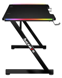 Huzaro Herní stůl Hero 2.5 s LED osvětlením - černá