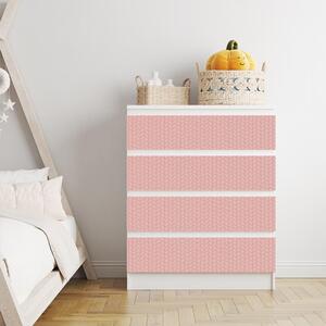 Samolepky na nábytek IKEA MALM - PINK