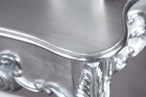 Konzolový stolek Vedine, 110 cm, stříbrný
