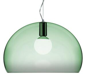 Závěsná svítidlo Kartell, FL/Y, stmívatelné, Zelená, Obývací pokoj, Plast, Design