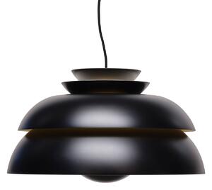 Závěsná svítidlo FRITZ HANSEN, Concert P1, stmívatelné, Černá, Obývací pokoj, Kov, Design