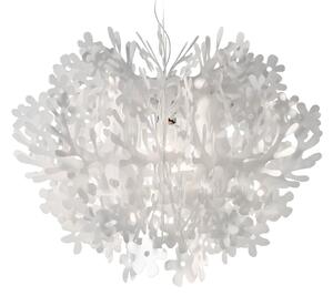 Závěsná svítidlo Slamp, FIORELLA, stmívatelné, Bílá, Obývací pokoj, Plast, Design