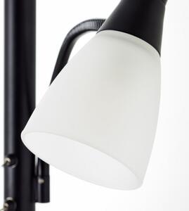 Brilliant G93004/06 Černá stojací lampa LUCY Uplight + čtecí rameno