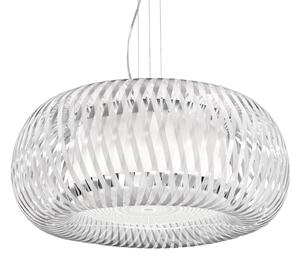 Závěsná svítidlo Slamp, Kalatos, stmívatelné, Transparentní, Obývací pokoj, Plast, Design