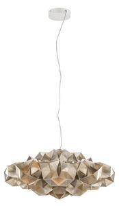 Závěsná svítidlo Slamp, Drusa, Béžová, Obývací pokoj, Plast, Design