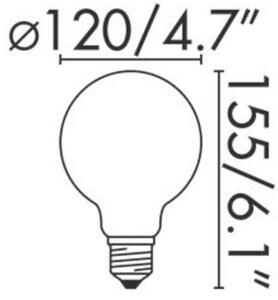 FARO LED žárovka G120 E27 19W LED 2700K DIM