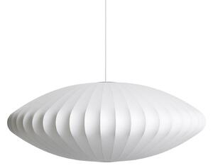 Závěsná svítidlo HAY, Nelson Saucer Bubble, stmívatelné, Bílá, Obývací pokoj, Plast, Design