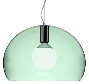 Závěsná svítidlo Kartell, Small FL/Y, Zelená, Obývací pokoj, Plast, Design