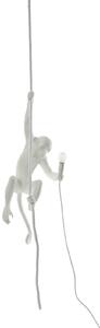 Stolní lampa SELETTI, Monkey Lamp, Bílá, Obývací pokoj, Plast, Design