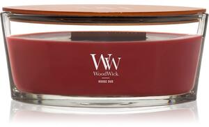 Woodwick Opulent Wood Rouge Oud vonná svíčka s dřevěným knotem 453.6 g