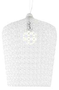 Závěsná svítidlo Kartell, Kabuki, Transparentní, Obývací pokoj, Plast, Design