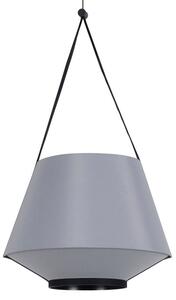 Závěsná svítidlo Forestier, Carrie XS, stmívatelné, Šedá, Obývací pokoj, Tkanina / Textil, Design