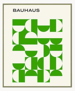 Zarámovaný digitální tisk Bauhaus Green Poster