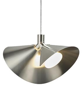 Závěsná svítidlo FRANDSEN, Peel, stmívatelné, Metalická, Obývací pokoj, Kov, Design
