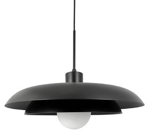 Závěsná svítidlo Dyberg Larsen, Ava, stmívatelné, Černá, Obývací pokoj, Kov, Design