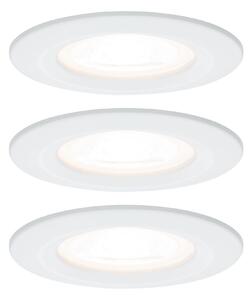P 93442 Vestavné svítidlo LED Nova kruhové 3x6,5W GU10 bílá mat nevýklopné - PAULMANN