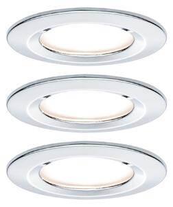 P 93445 Vestavné svítidlo LED Nova kruhové 3x6,5W GU10 chrom nevýklopné - PAULMANN