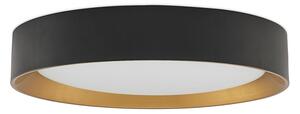 Stropní Lampa Lindby, Kambia, Černá, Obývací pokoj, Hliník, Moderní