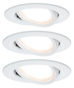 P 93449 Vestavné svítidlo LED Nova kruhové 3x6,5W bílá mat nastavitelné - PAULMANN