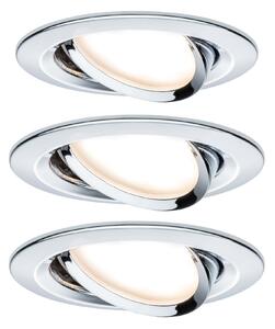 P 93452 Vestavné svítidlo LED Nova kruhové 3x6,5W chrom nastavitelné - PAULMANN