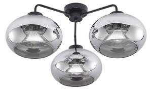 Stropní Lampa Lindby, Navidia, stmívatelné, Černá, Obývací pokoj, Kov, Moderní