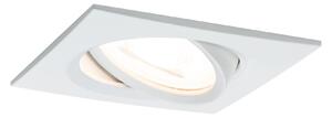 P 93435 Vestavné svítidlo LED Nova hranaté 1x6,5W GU10 bílá mat nastavitelné - PAULMANN
